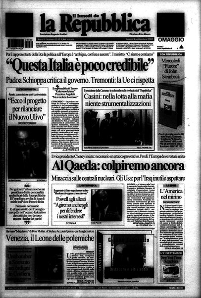 Il lunedì de La repubblica